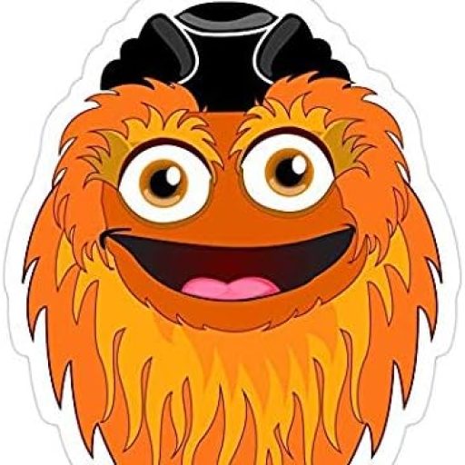 Gritty pops out to congratulate you